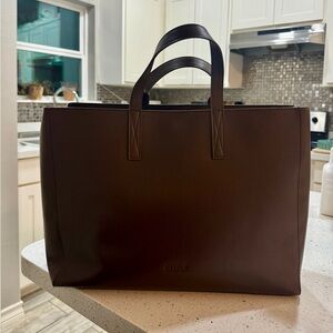 Calpak Haven Laptop Tote Bag in Espresso